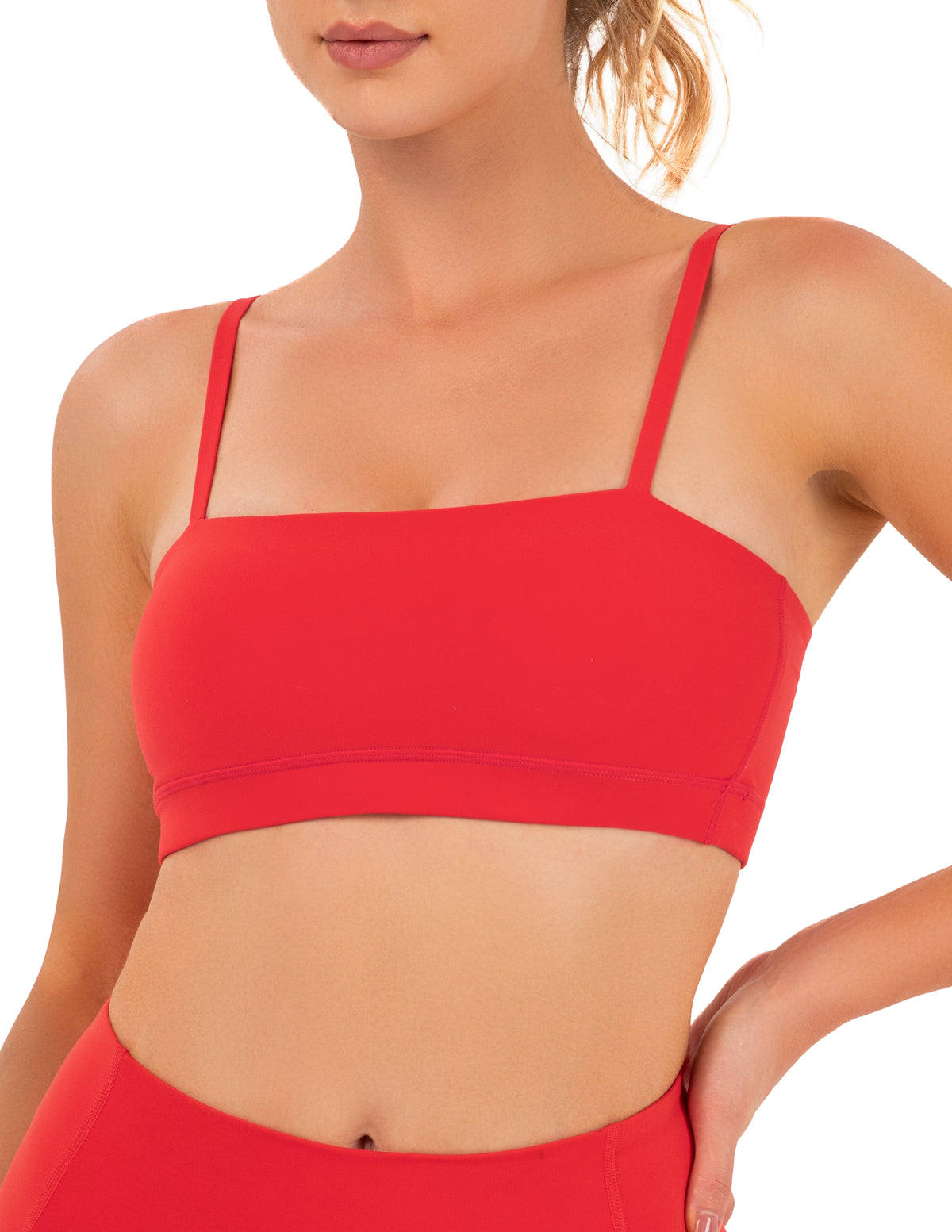 Women’s Bandeau Adjustable Yoga Bra - #color_