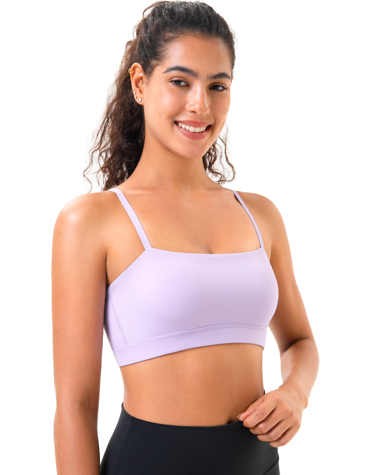 Women’s Bandeau Adjustable Yoga Bra - #color_