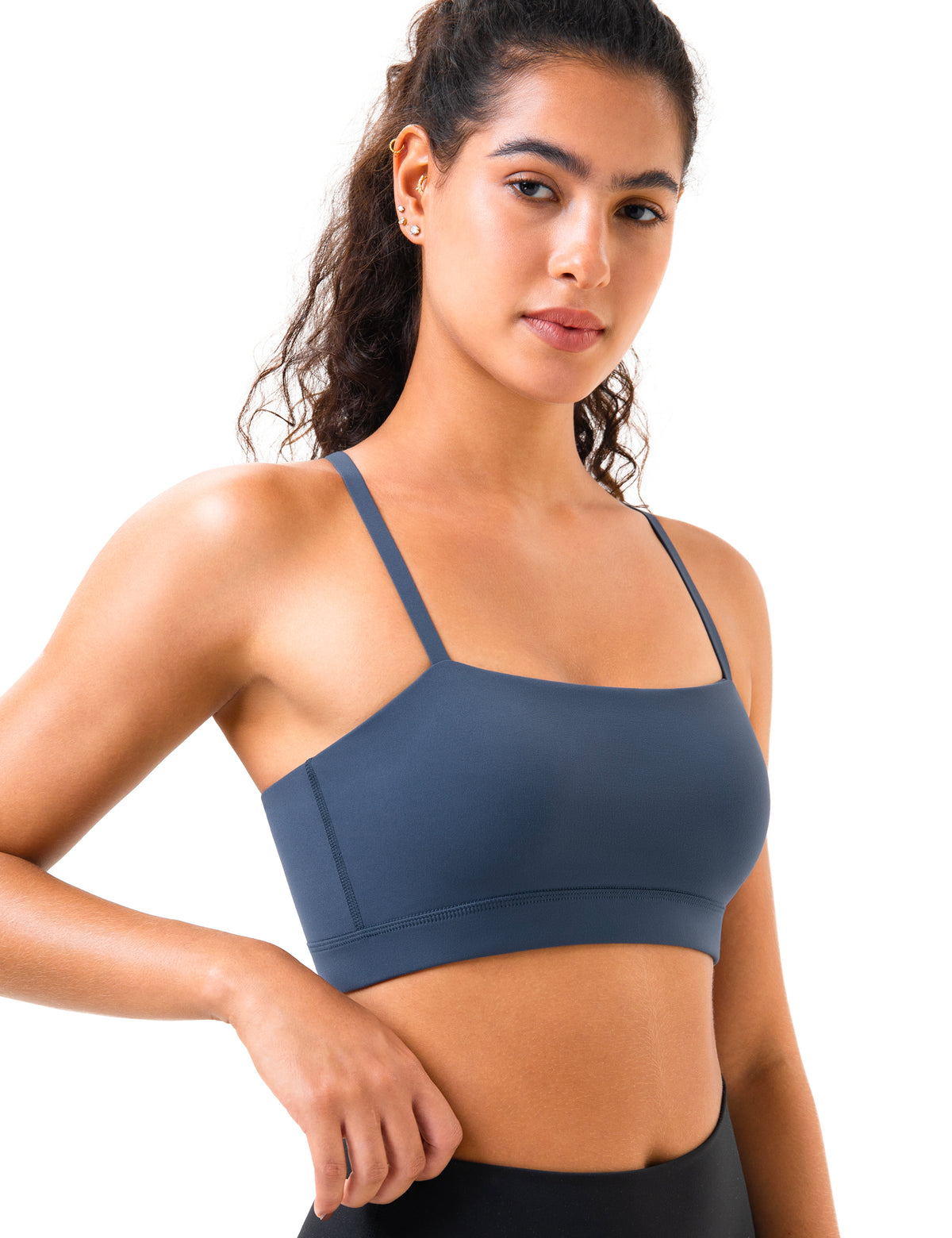 Women’s Bandeau Adjustable Yoga Bra - #color_