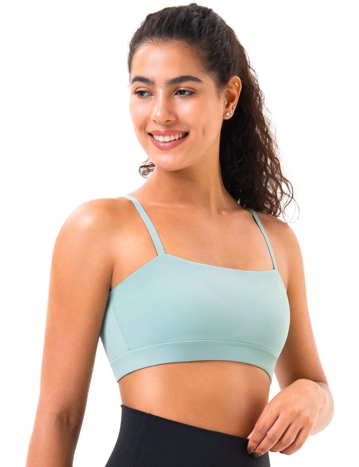 Women’s Bandeau Adjustable Yoga Bra - #color_