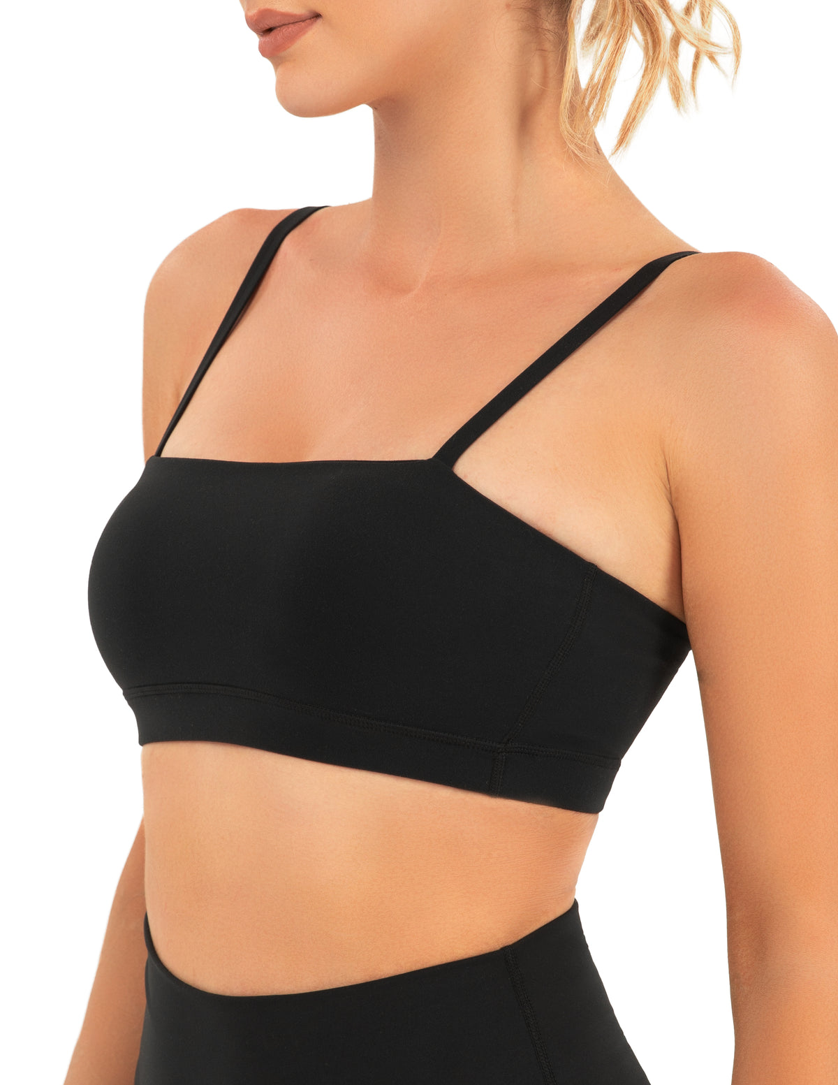 Women’s Bandeau Adjustable Yoga Bra - #color_