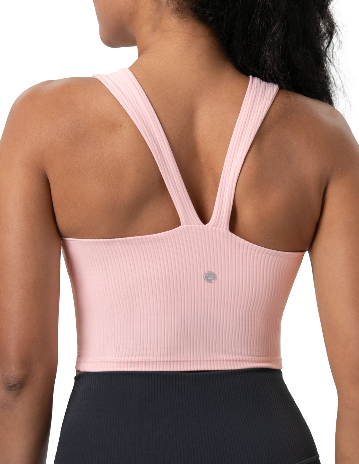 Sports Bra Square Neck Workout Tank Tops with Built - #color_