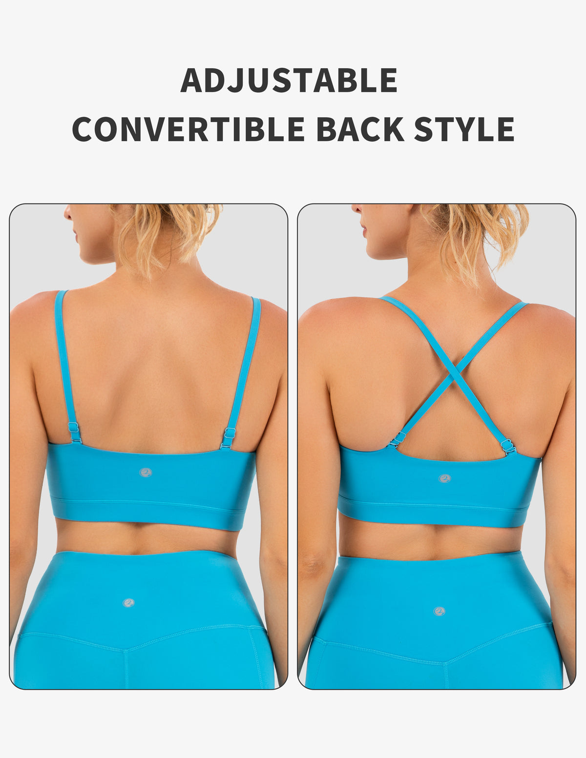 Women’s Bandeau Adjustable Yoga Bra - #color_
