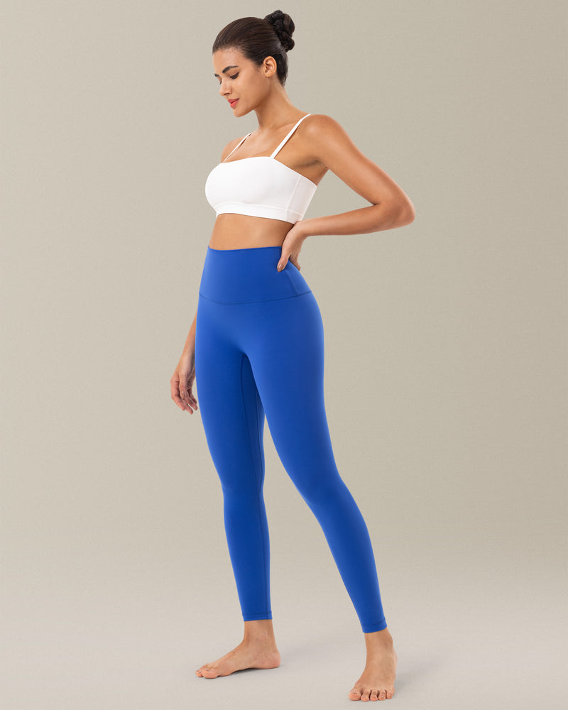8056-Yunoga 25″ No Front Seam Soft Yoga Pants Royal Blue