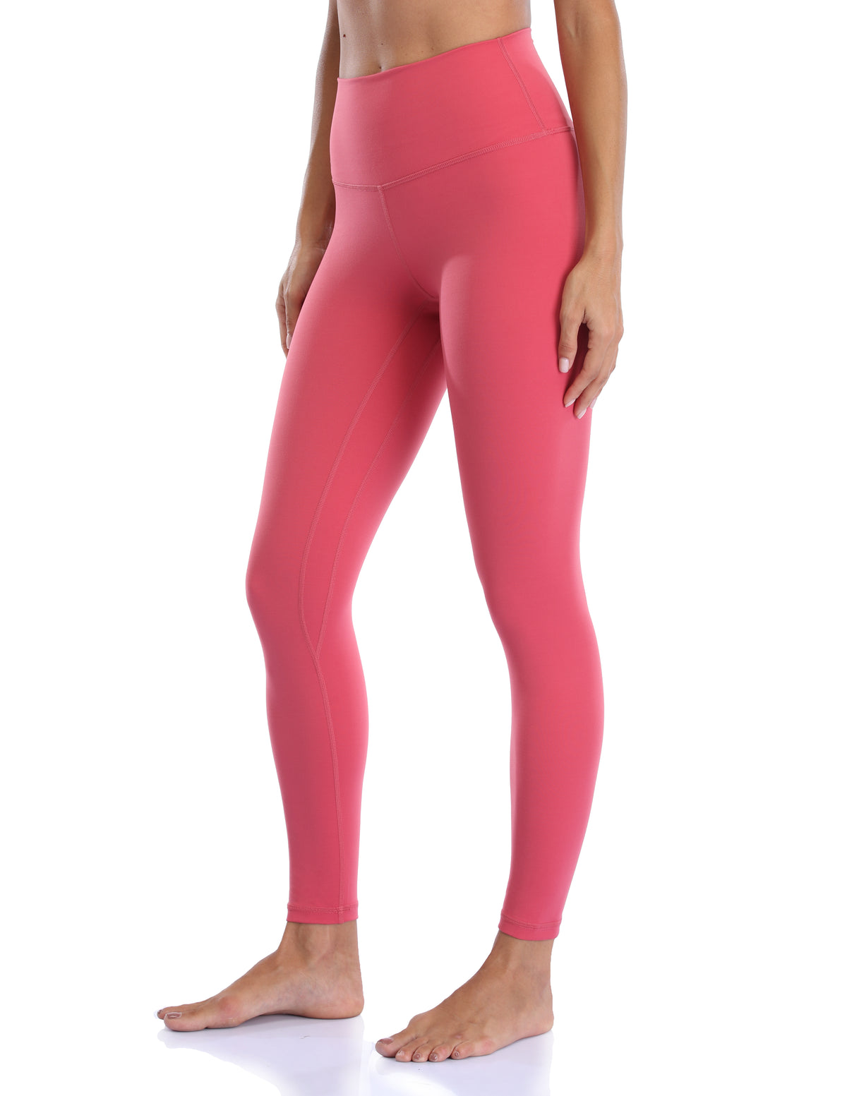 8905-Yunoga Women's Ultra Soft High Waisted Seamless Leggings Tummy Control Yoga Pants-Slate Rose