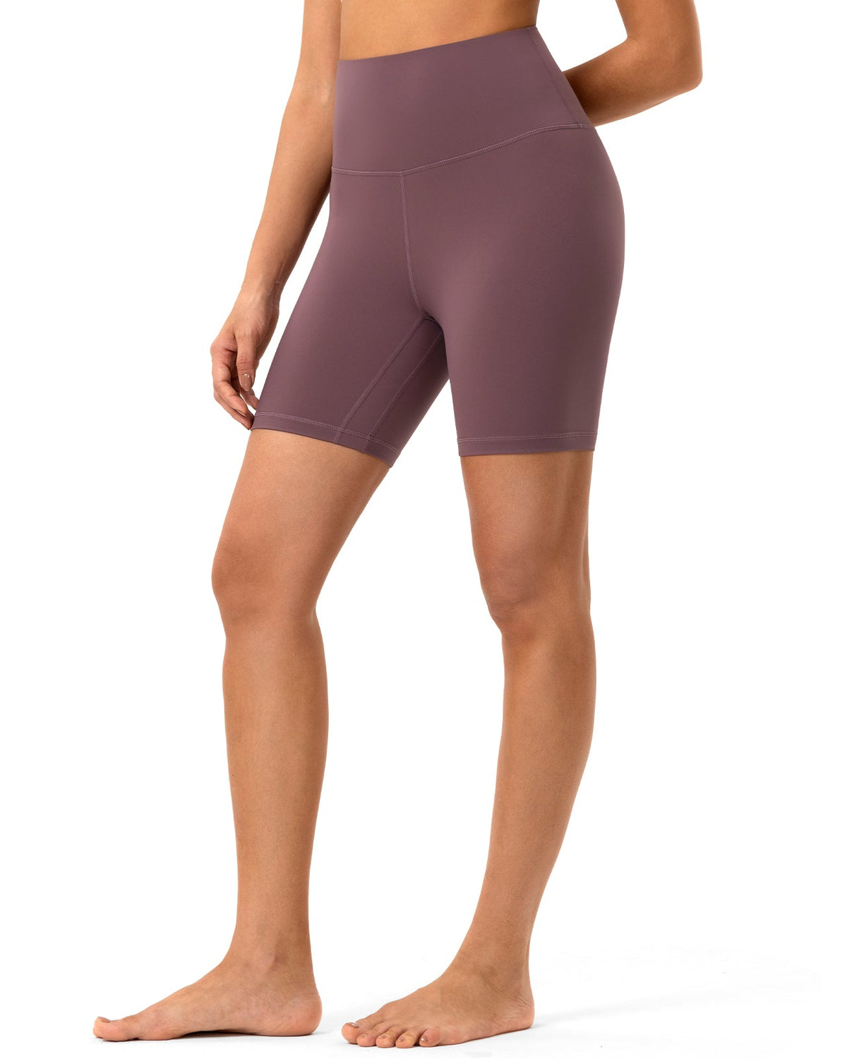 Women's Shorts That Don't Ride up for Gym Swimming Dusty Red | Yunoga