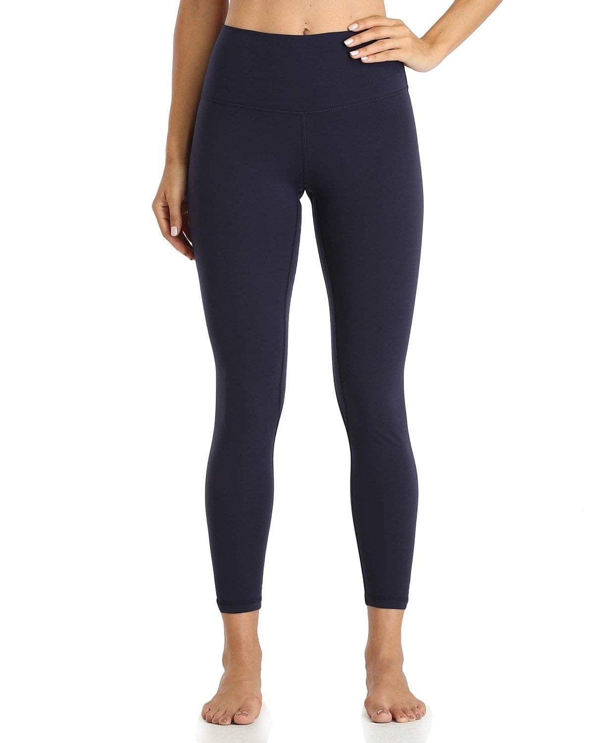 25’’ High Waisted Leggings - navy blue leggings #color_