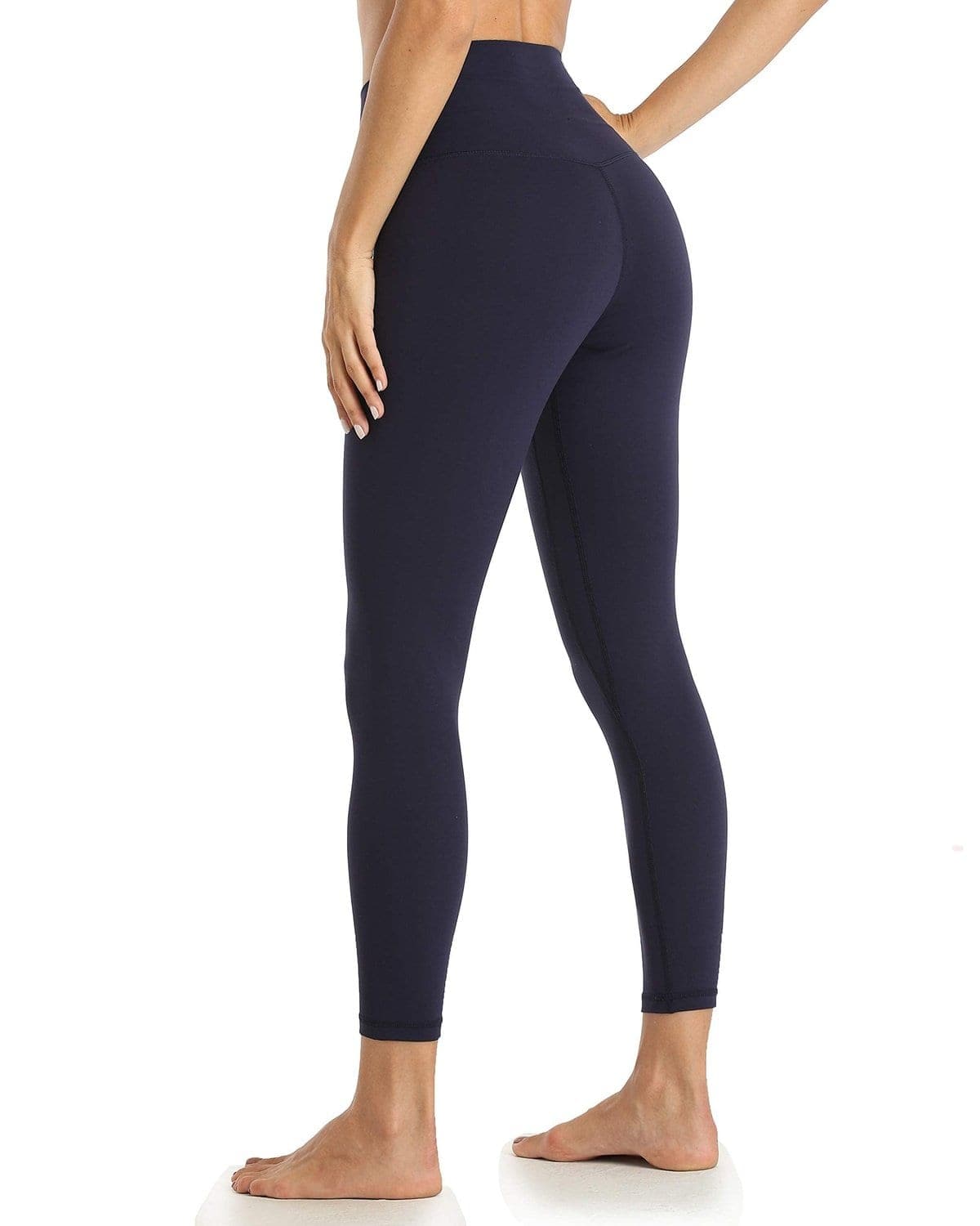 25’’ High Waisted Leggings - navy blue leggings #color_ Navy / XS