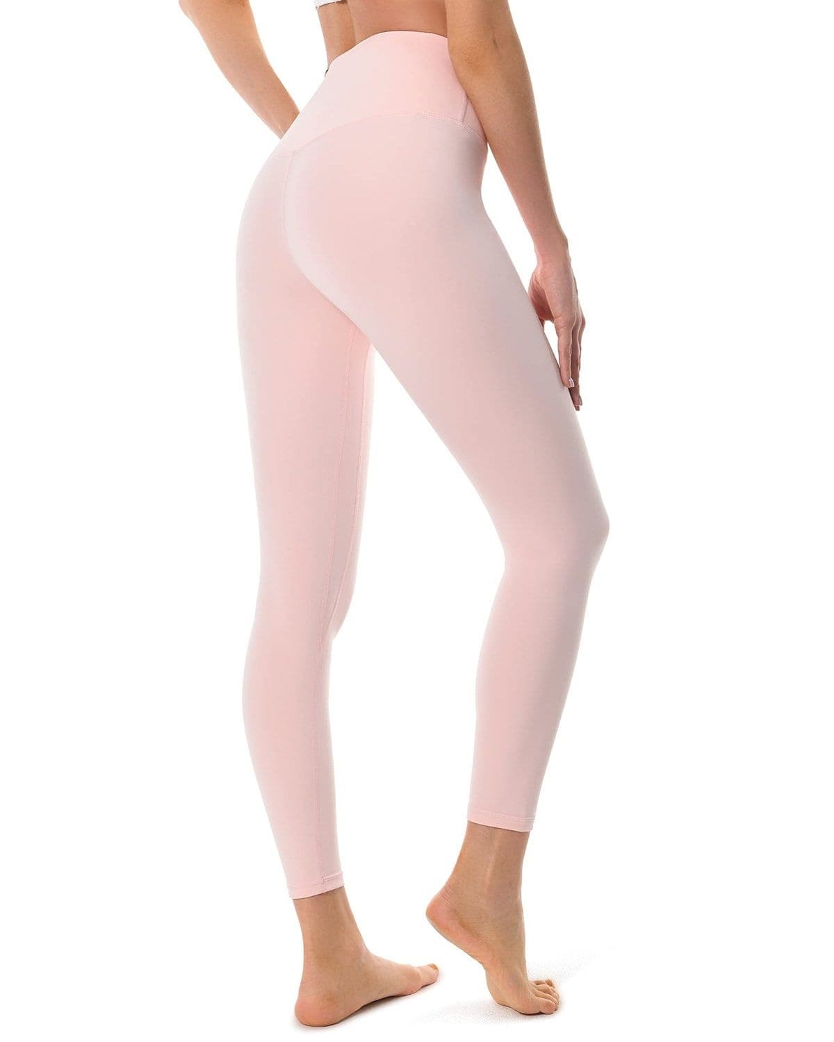 25’’ High Waisted Leggings - light pink leggings #color_