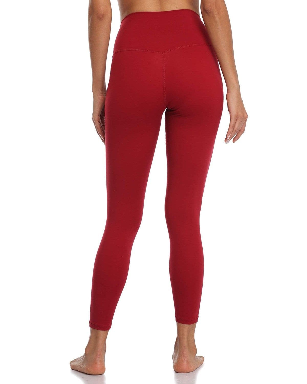25’’ High Waisted Leggings - red high-waisted leggings #color_