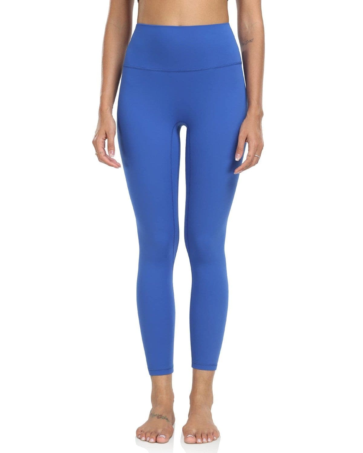 25’’ High Waisted Seamless Workout Leggings - blue high-waisted leggings #color_