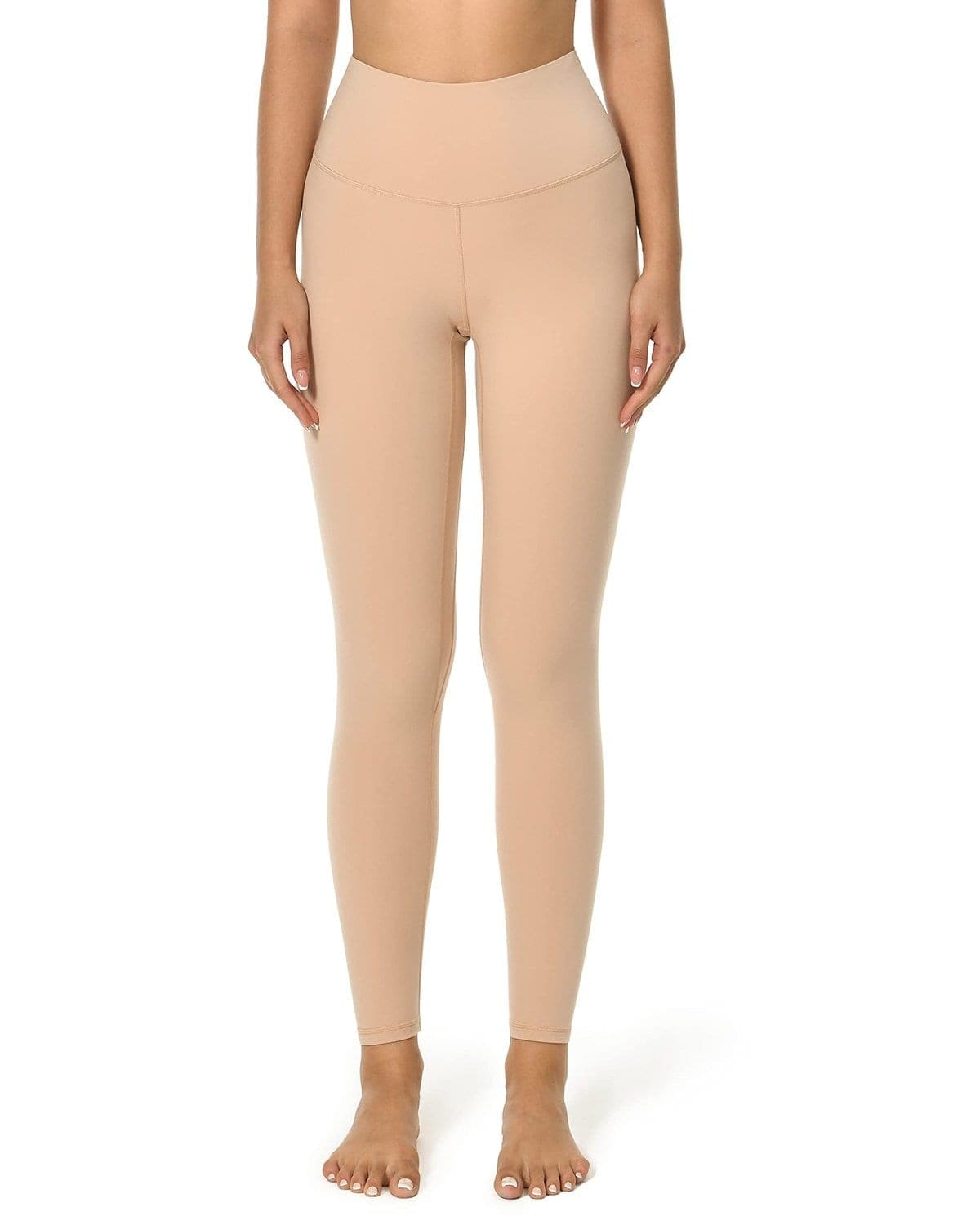 25’’ High Waisted Leggings - beige high-waisted leggings #color_