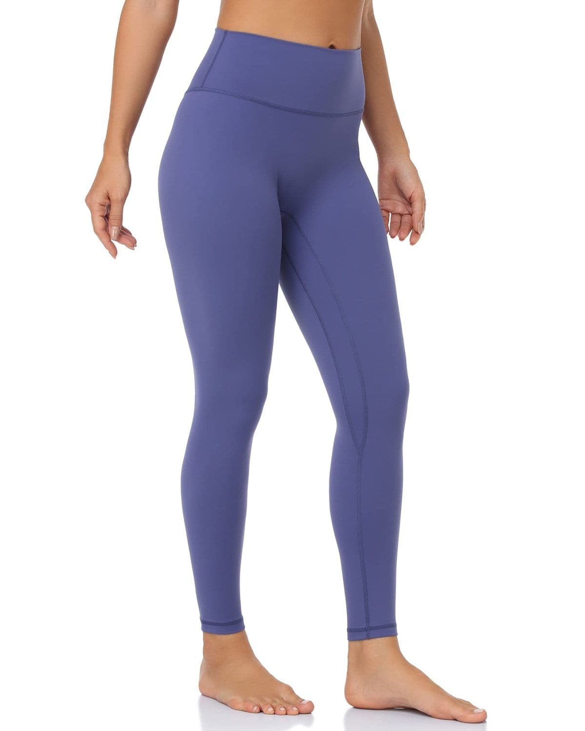 25’’ High Waisted Seamless Workout Leggings - blue high-waisted leggings #color_