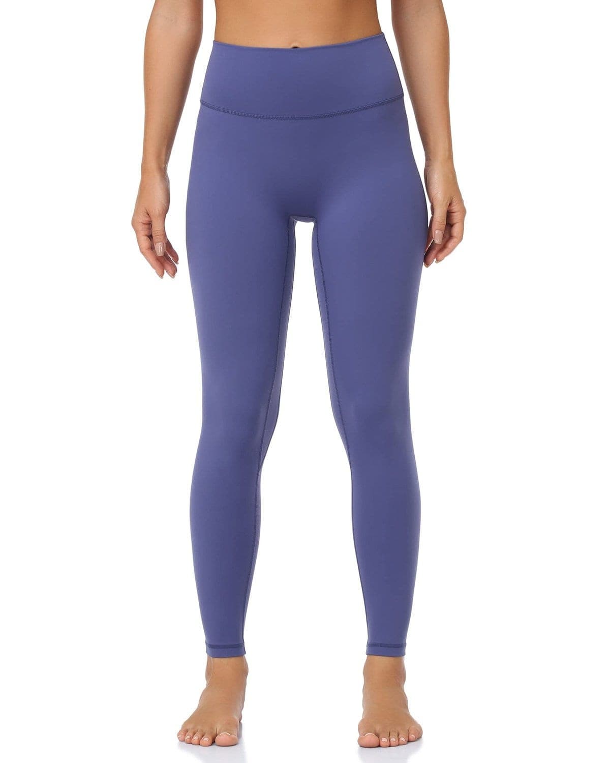 25’’ High Waisted Seamless Workout Leggings - blue athletic leggings #color_
