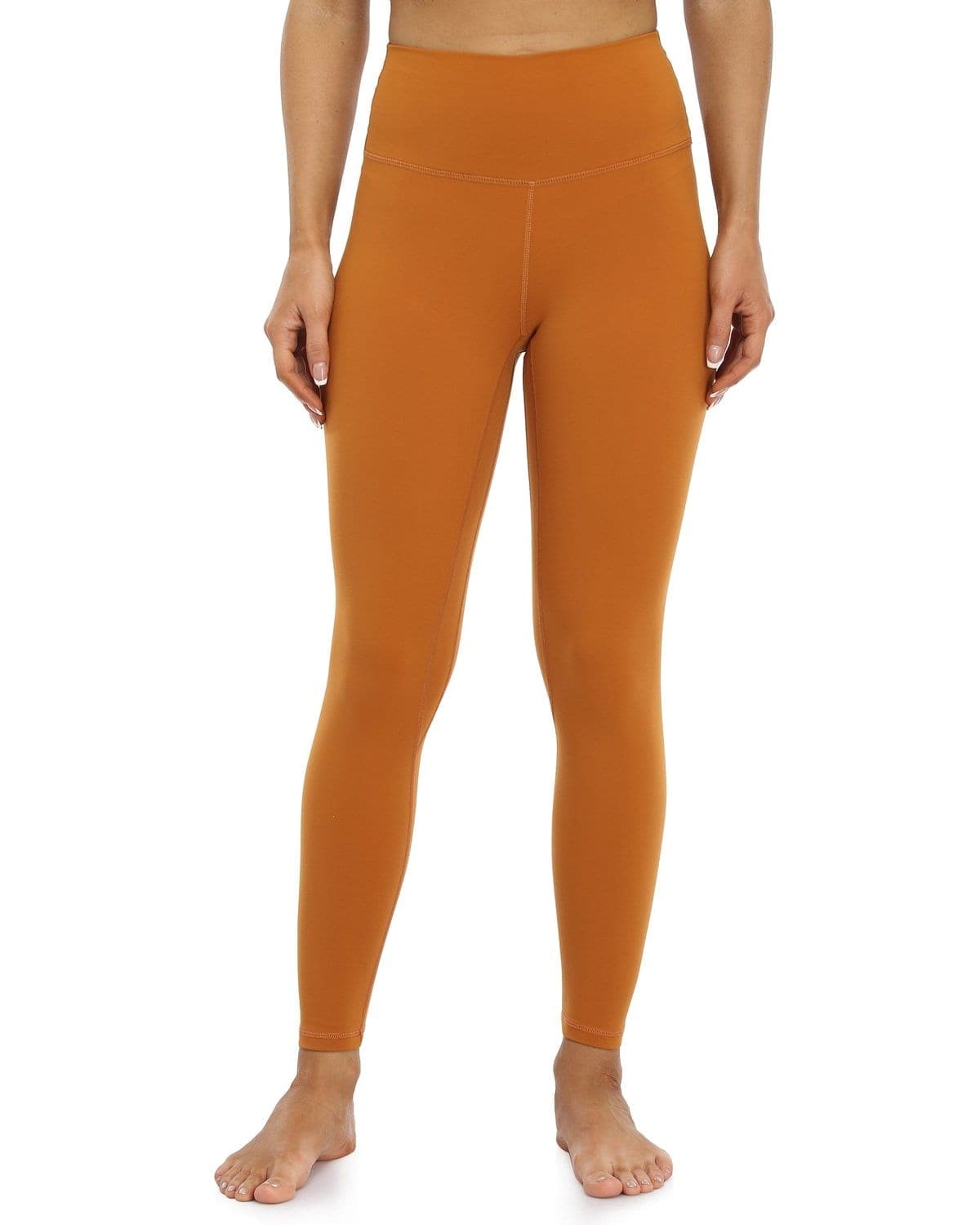 25’’ High Waisted Leggings - high-waisted copper-colored leggings #color_