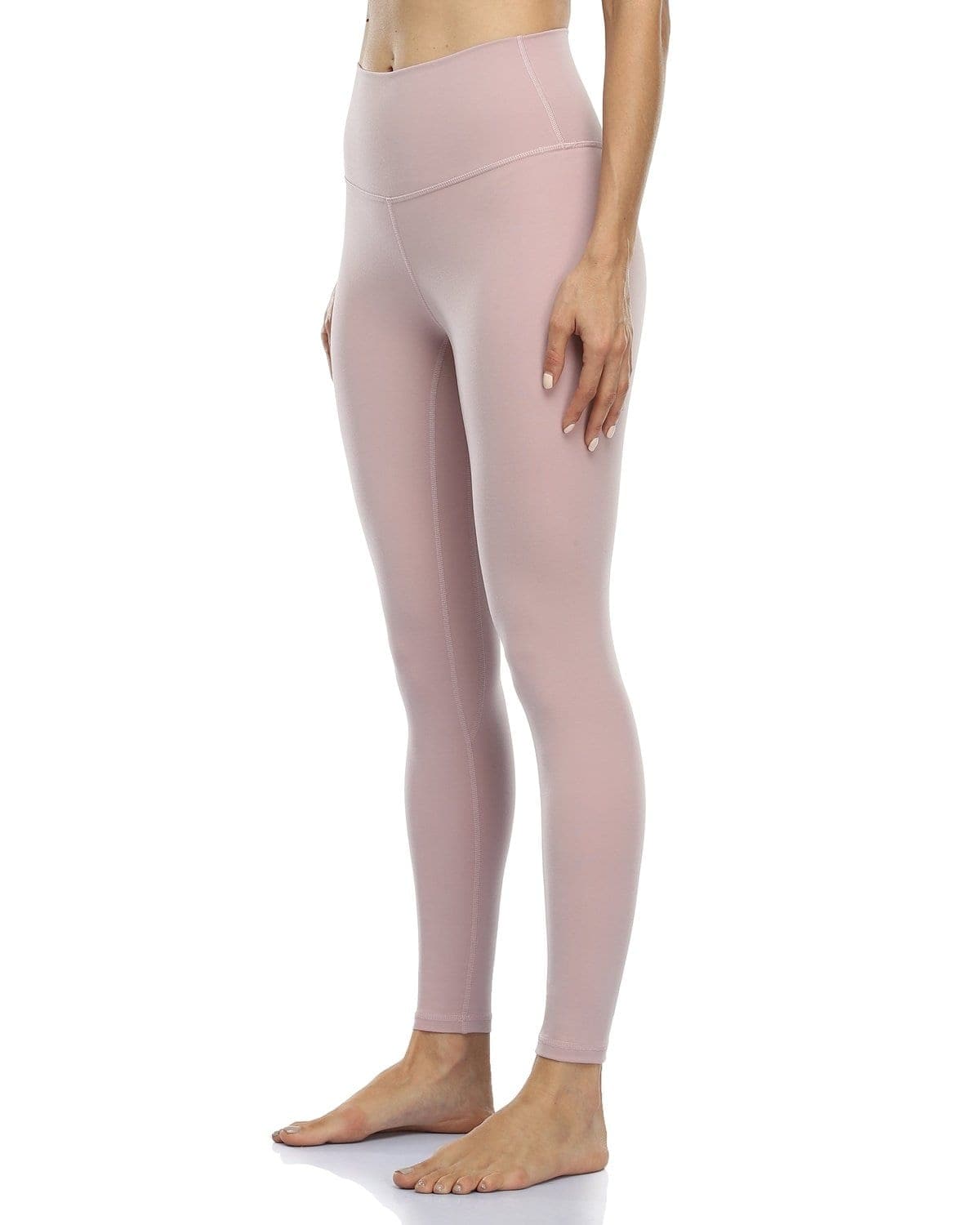 25’’ High Waisted Leggings - pink high-waisted leggings #color_