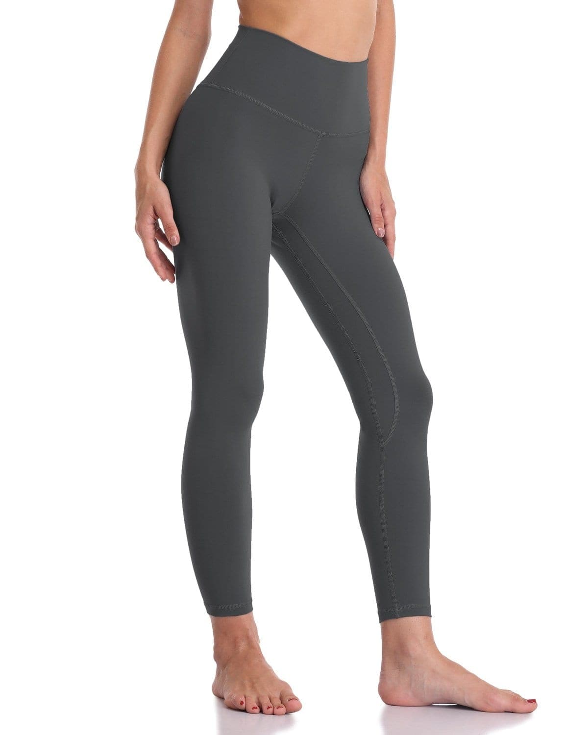 25’’ High Waisted Leggings - high-waisted gray leggings #color_