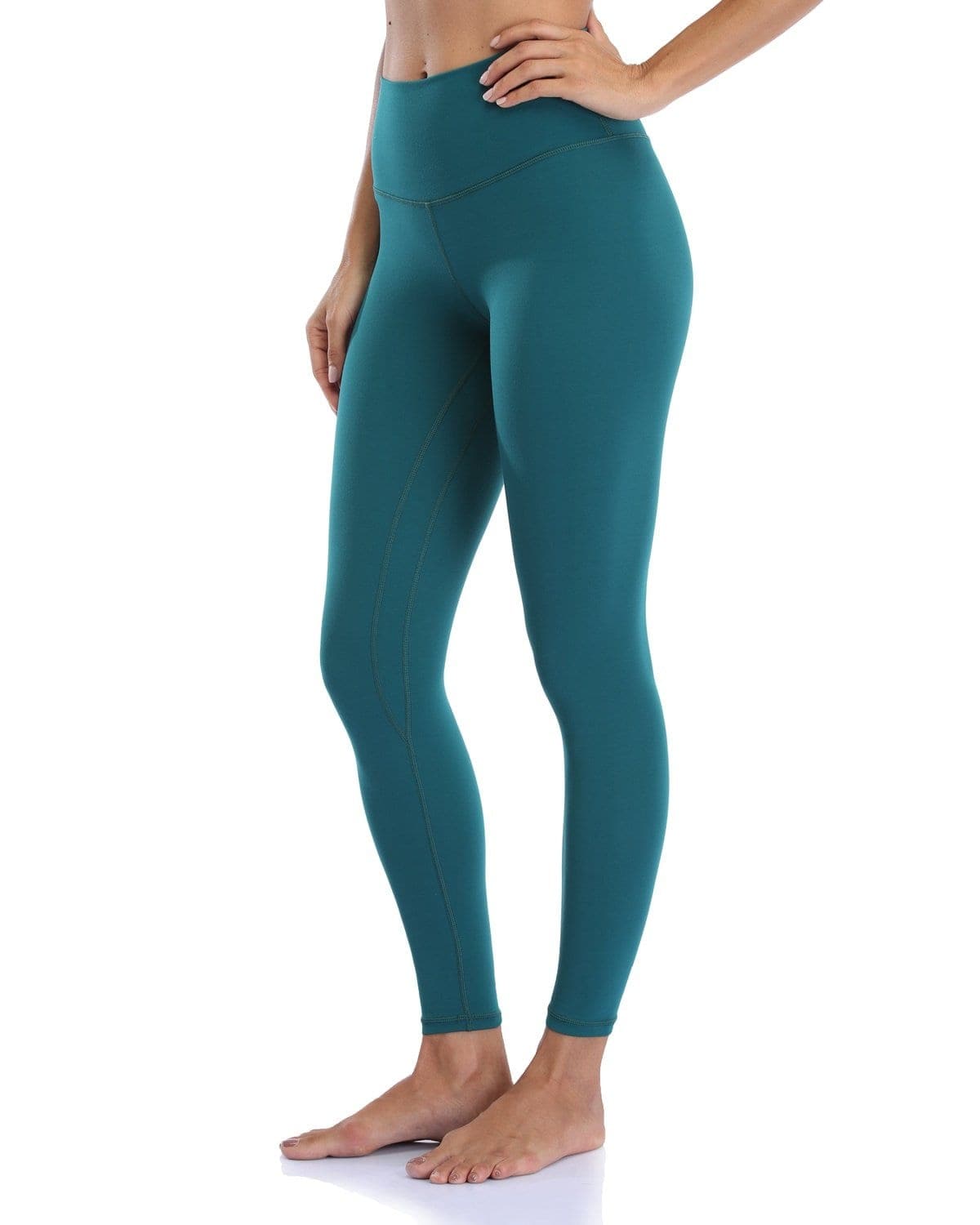 25’’ High Waisted Leggings - teal high-waisted leggings #color_