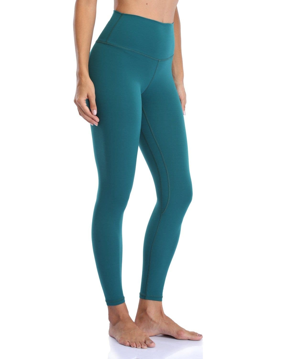25’’ High Waisted Leggings - teal high-waisted leggings #color_