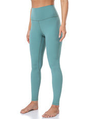 28‘’ High Waisted Compression Workout Pants #color_beryl-green