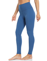 28‘’ High Waisted Compression Workout Pants #color_blue-pansy