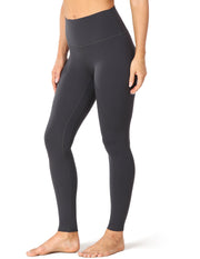28‘’ High Waisted Compression Workout Pants#color_charcoal-grey