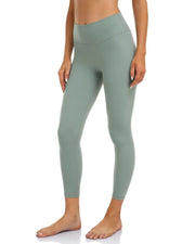25" No Front Seam High Waist Leggings#color_chinois-green
