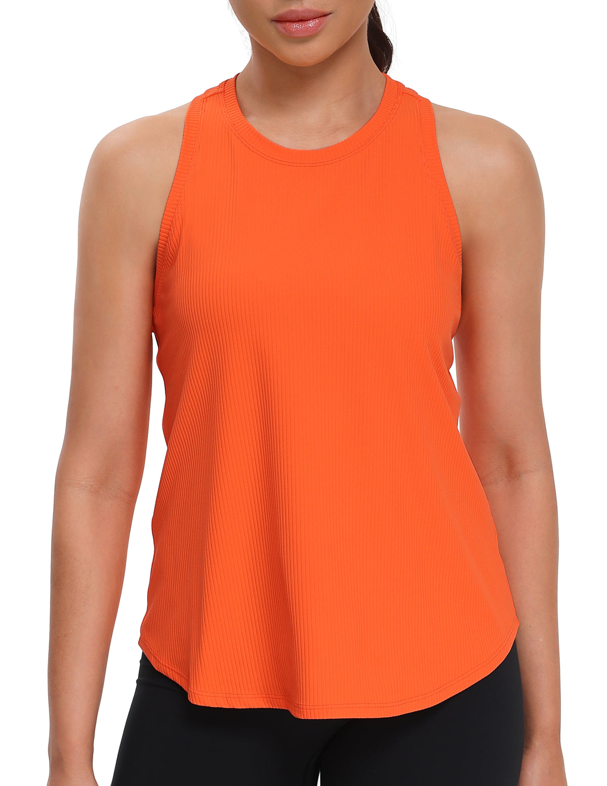 Sleeveless Loose Fit Cross Back Workout Tank