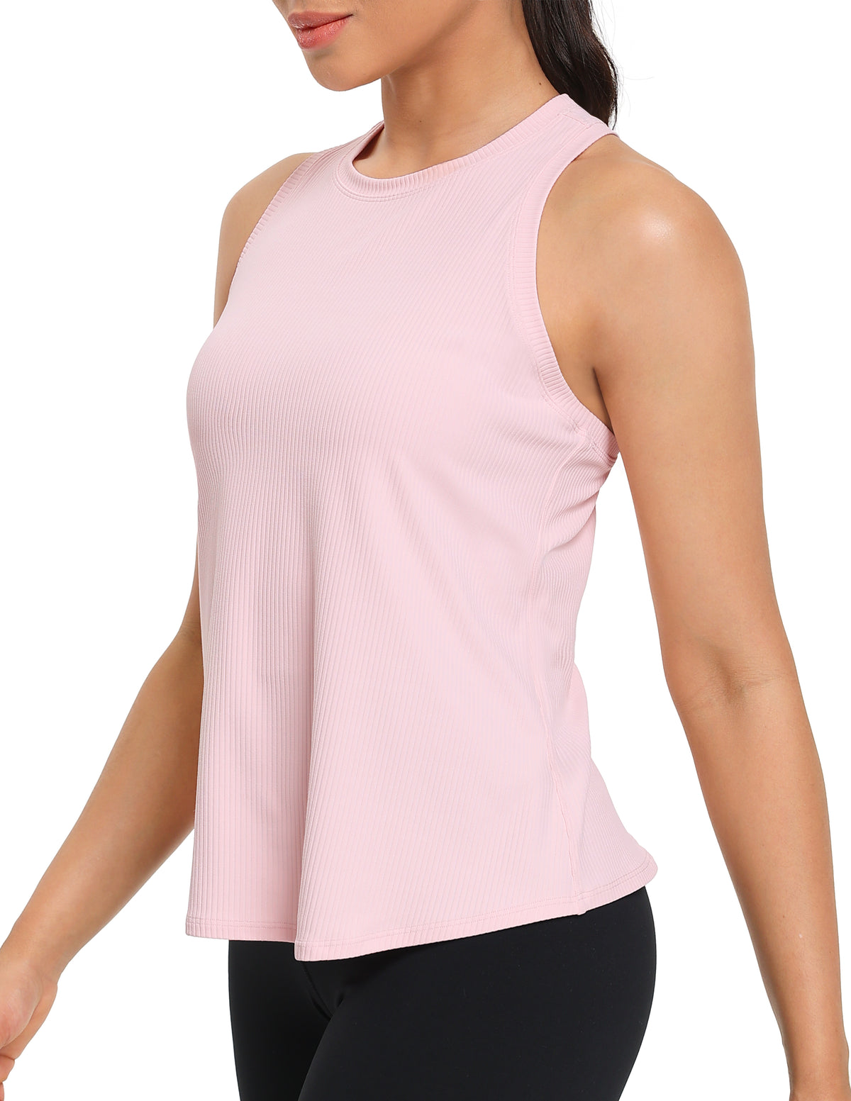 Sleeveless Loose Fit Cross Back Workout Tank