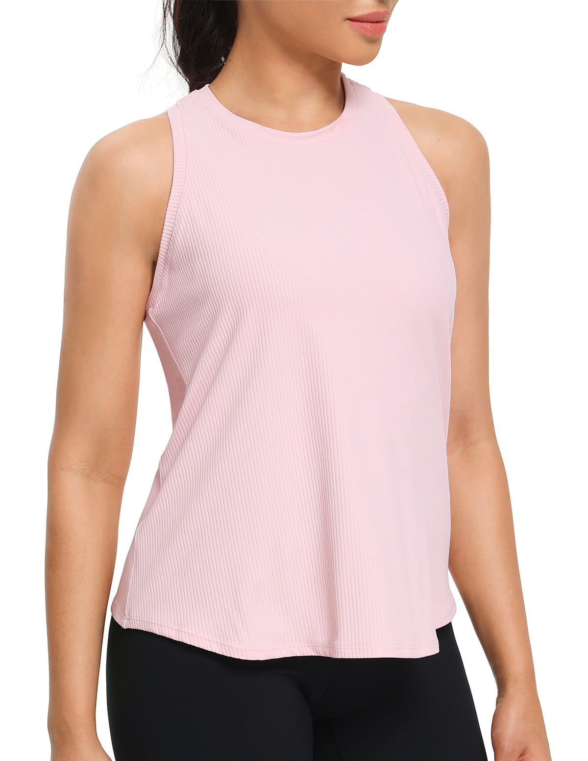 Sleeveless Loose Fit Cross Back Workout Tank