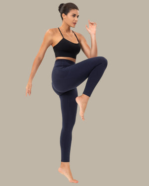 25" High Waisted Athletic Pants With Pocket