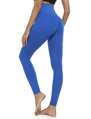 28‘’ High Waisted Compression Workout Pants#color_royal-blue