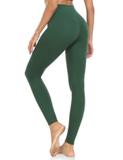 28‘’ High Waisted Compression Workout Pants#color_posy-green