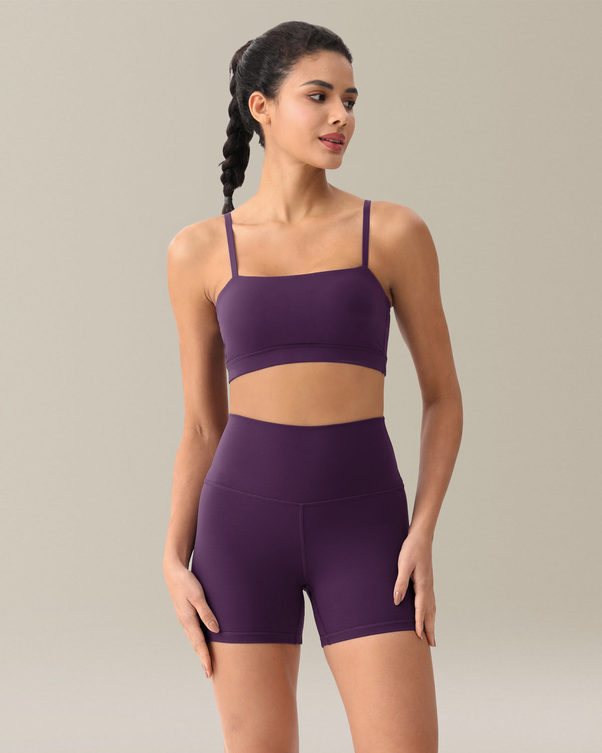 4" High Waisted Yoga Shorts Workout Biker Shorts