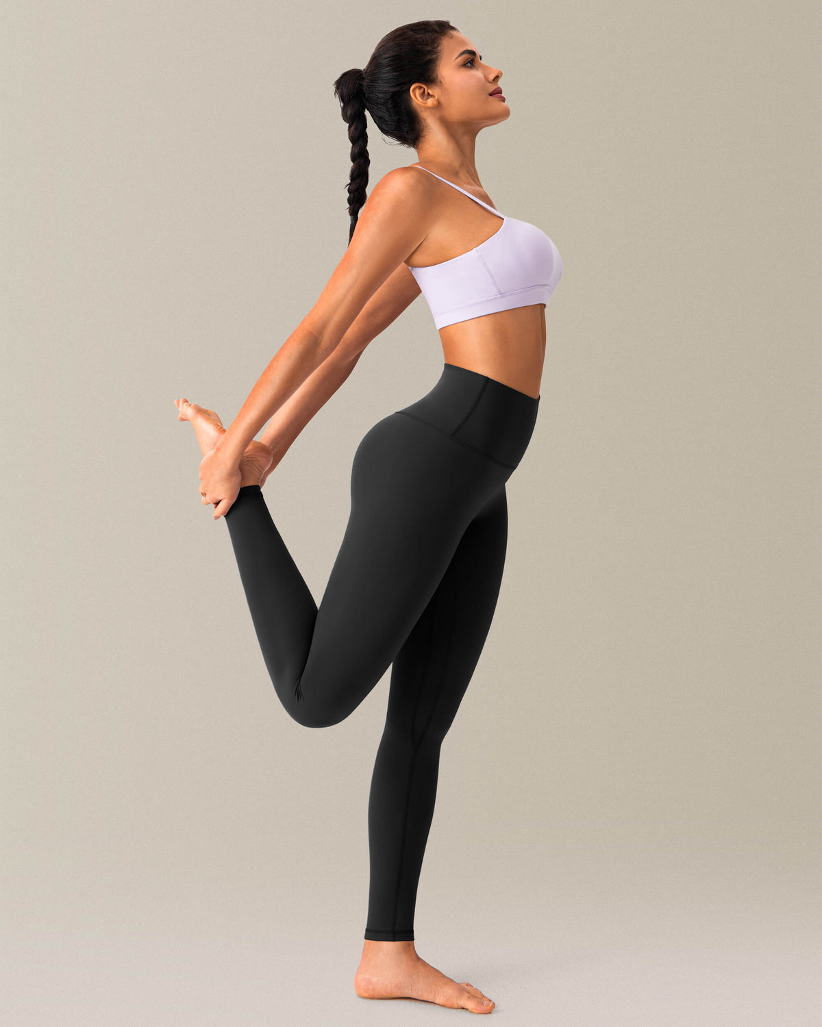 Yunoga 28 High Waisted Compression Yoga Pants Black Recommend Outfit