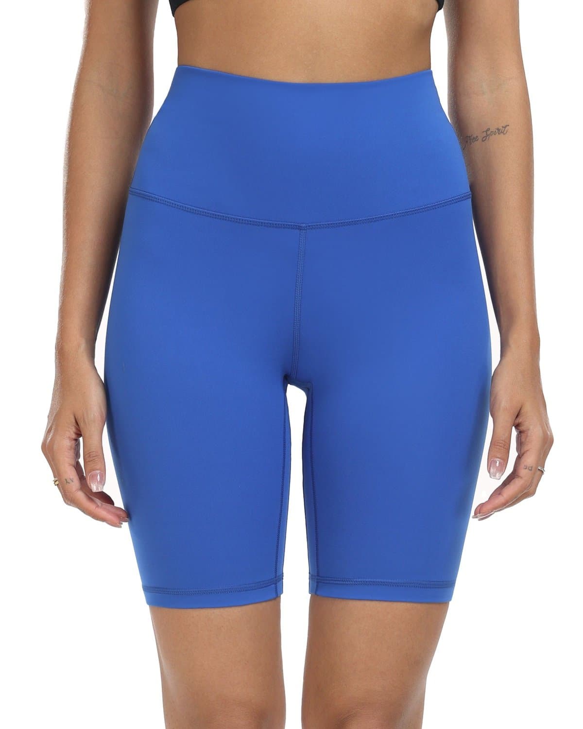 8" Athletic Biker Shorts#color_royal-blue