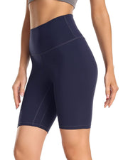 8" Athletic Biker Shorts#color_navy