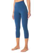 21" High Waisted Capris#color_blue-pansy