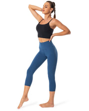 21" High Waisted Capris#color_blue-pansy