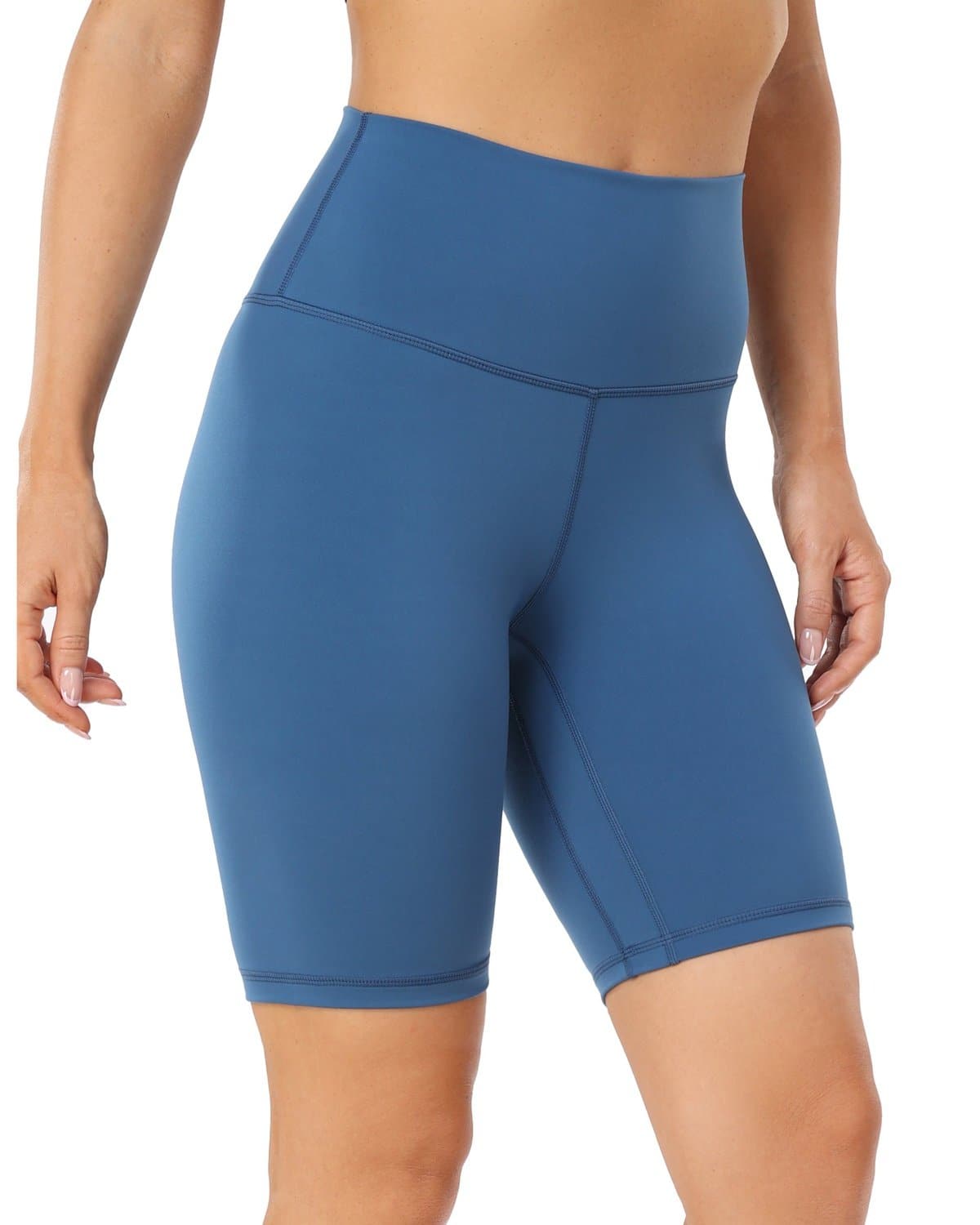 8" Athletic Biker Shorts#color_blue-pansy