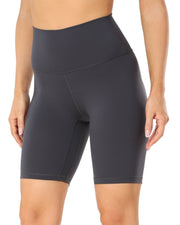 8" Athletic Biker Shorts#color_charcoal-grey