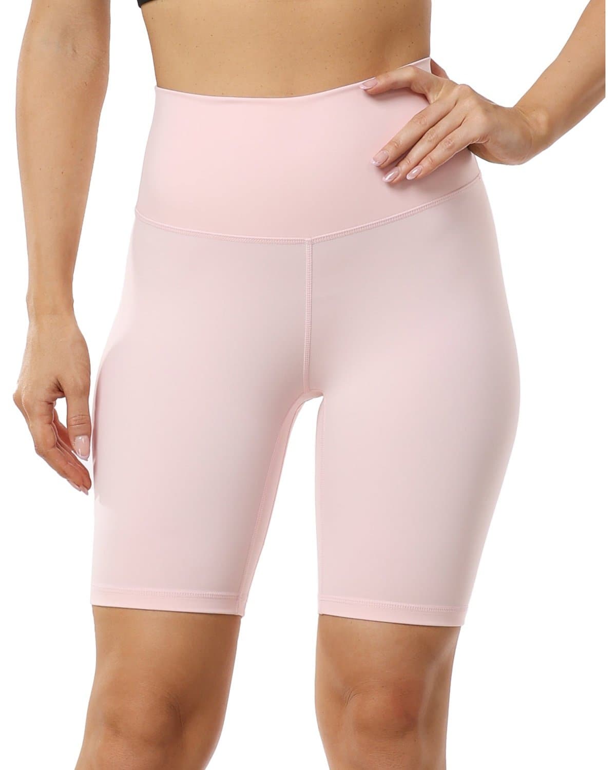 8" Athletic Biker Shorts#color_pink-suide
