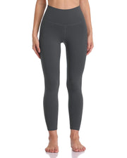 25" High Waisted Leggings#color_charcoal-grey