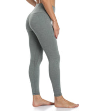 25" High Waisted Leggings#color_heather-green