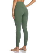 25" High Waisted Leggings#color_army-green