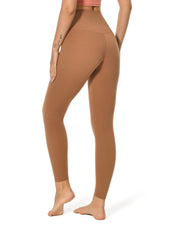 25" High Waisted Leggings#color_roasted-brown