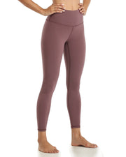 25" High Waisted Leggings#color_dusty-red