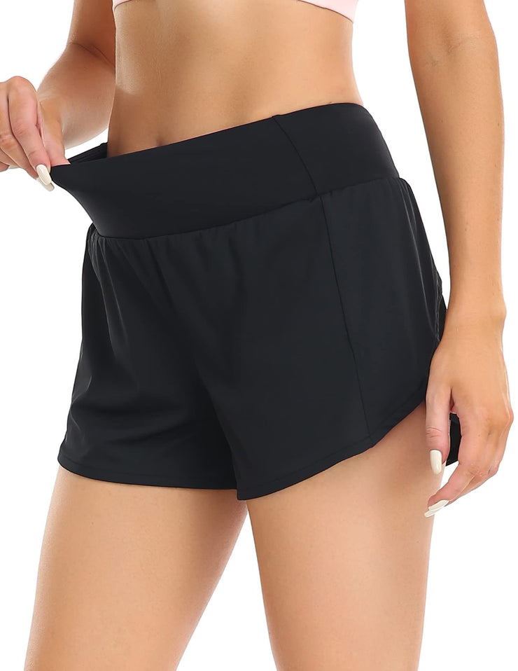 Mesh Liner Running Shorts With Pockets
